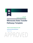 Theatre Transfer Pathway - MnSCU Academic and Student Affairs