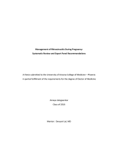 Management of Rhinosinusitis During Pregnancy: System Review