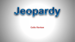 Cells Jeopardy Review