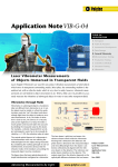 Laser Vibrometer Measurements of Objects Immersed