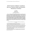 Work Function of Metals: Correlation Between Classical Model and