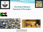 The Field of Mineral Potential of The Sudan.
