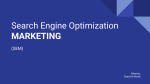 Search Engine Optimization MARKETING