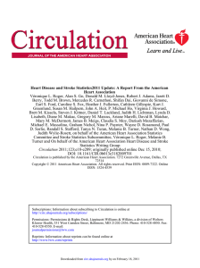 AHA Statistical Update Heart Disease and Stroke Statistics—2011
