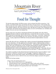 Brain Nutrition - Mountain-River Naturopathic Clinic