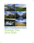Strategic Plan 2016-2020 - Comprehensive Cancer Alliance for Idaho