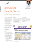 New Glaucoma 5-Year Risk Estimator