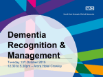 Dementia Recognition and Management event