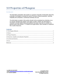 3.0 Properties of Phosgene