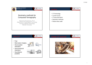 3 JCI dosimetry for CT