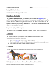 Standard Deviation Variance Example