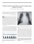 Isolated ventricular septal defect caused by