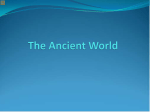 The Ancient World