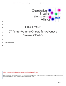 4.4. Assessment Procedure: Tumor Volume - QIBA Wiki