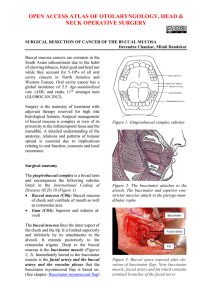 Surgical resection of cancer of the buccal mucosa - Vula