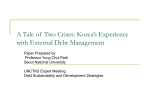 Korea`s Experience with External Debt Management
