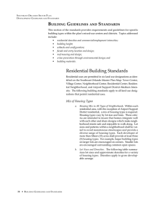 Residential Building Standards