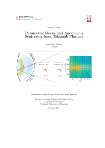 Parametric Decay and Anomalous Scattering from