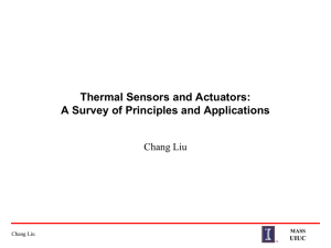 Thermal Actuation
