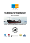 Ships as potential dispersal vectors of invasive marine organisms
