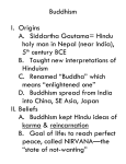 Buddhism Notes