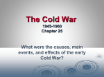 The Cold War - Walton High
