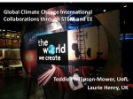 Global Climate Change International Collaborations through STEM