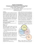 Human Computation: A Survey and Taxonomy of a