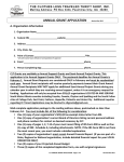 Annual Grant Application PDF