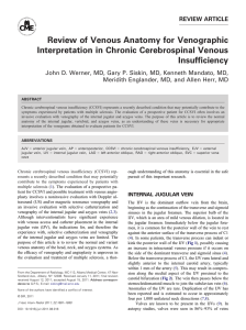 Review of Venous Anatomy for Venographic Interpretation in