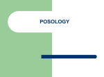 POSOLOGY AND DOSAGE REGIMEN