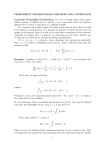 PROBABILITY DISTRIBUTIONS: DISCRETE AND CONTINUOUS