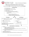 Division of Cardiovascular Medicine STEMI or New Left Bundle