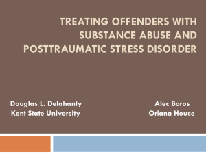 Treating Offenders with Substance Abuse and Posttraumatic