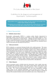 Guidelines for the diagnosis and management of