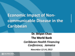 Economic Impact of Non- communicable Disease in the Caribbean