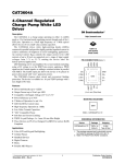 4-Channel Regulated Charge Pump White LED Driver