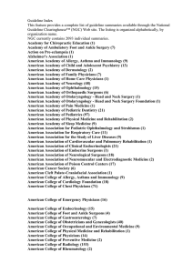 Guideline Index