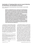 Inactivation of Cryptosporidium parvum oocyst infectivity