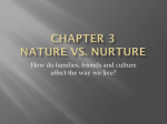 Module 3 Nature vs. Nurture - Jackson Liberty Psychology