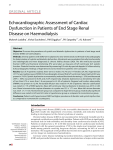 Echocardiographic Assessment of Cardiac Dysfunction in Patients of
