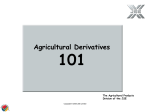 Agricultural Derivatives 101