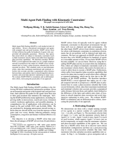 Multi-Agent Path Finding with Kinematic Constraints