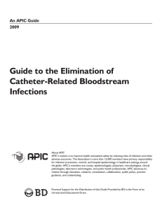 Guide to the Elimination of Catheter