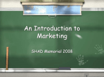 An Introduction to Marketing