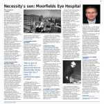 Necessity`s son: Moorfields Eye Hospital