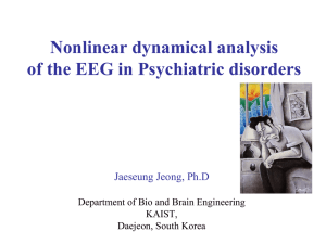 EEG dynamics of Alzheimer`s disease