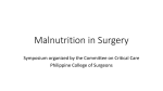 Malnutrition in Surgery - DDPL Database Services