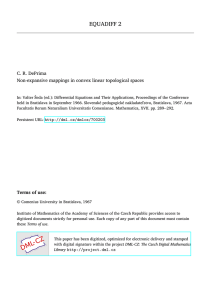 Non-expansive mappings in convex linear topological spaces