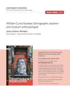 William Curtis Farabee: Ethnographic explorer and museum